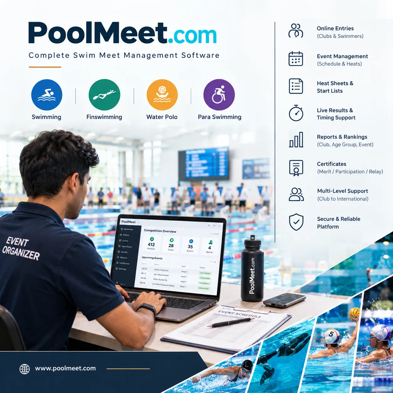 Olympic Swim Meet Championship Pool